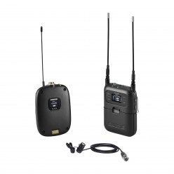sLXD15/85-G59 - Cyfrowy nakamerowy system bezprzewodowy z nadajnikiem bodypack i mikrofonem WL185SHURE